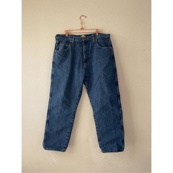 Cabelas flannel lined‎ jeans size 38x30 - Picture 1 of 8